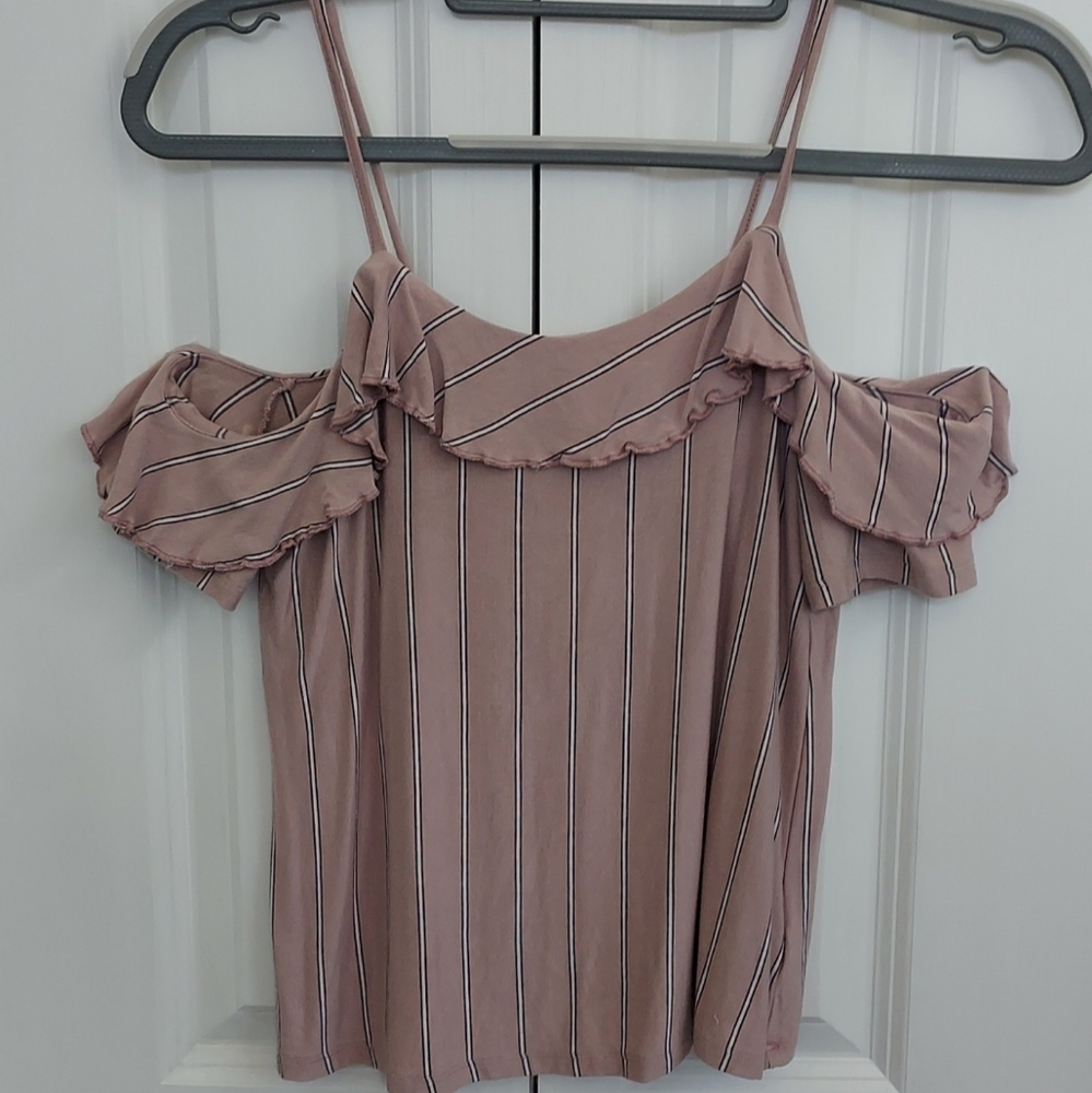 off the shoulder AE top